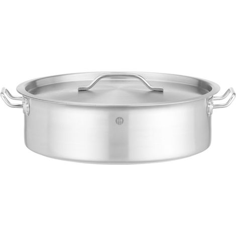 Pentola bassa con coperchio della linea Budget, 15,8 l, diametro 380x139 mm (1/4)