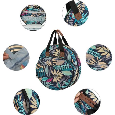 Sac de Rangement 600D Oxford pour Outils de Broderie et Fournitures de Point de Croix, Idéal pour Projets (1/5)