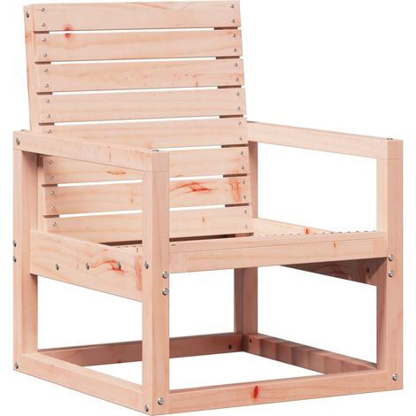 Chaise de jardin Chaise d'extérieur 57,5x63x76 cm bois massif de douglas (1/5)