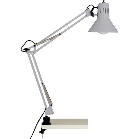 Brilliant Hobby 10802/11 Spot à pince LED E27 40 W titane