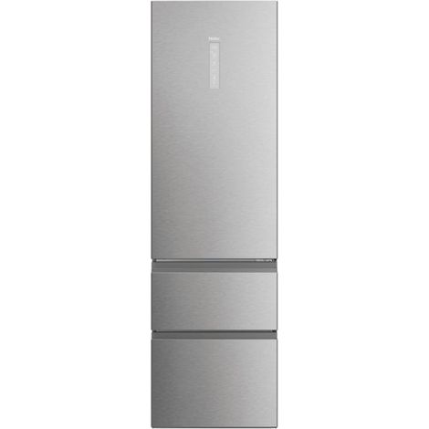 Haier HTW5620DNMG frigorífico combinado plateado 414 litros
