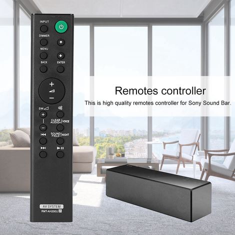 Ersatzfernbedienung für Sony Soundbar-Lautsprecher HT-CT390, HT-RT3, SA-CT390, SA-WCT390