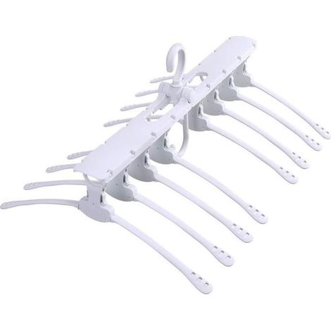 Stendibiancheria pieghevole, pratico appendiabiti per biancheria intima, calze, reggiseni, slip e guanti. (1/5)