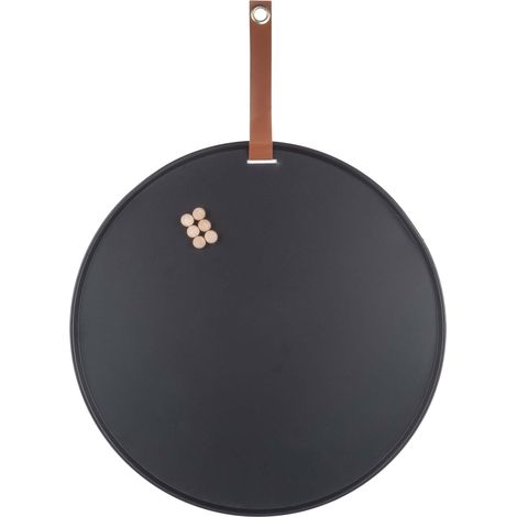 Tableau rond mémo en fer Perky (1/3)