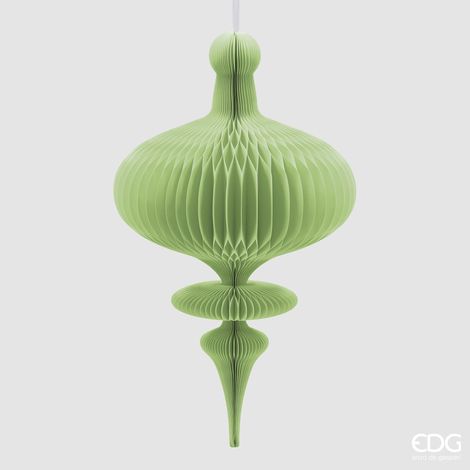 EDG Decoro Origami Trottola Verde H 100 D 58