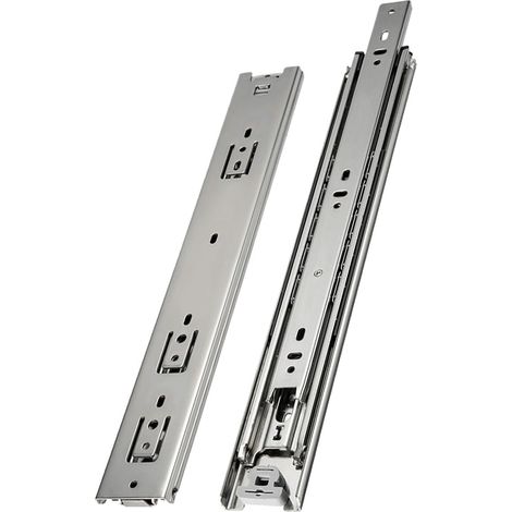 Glissières de tiroir robustes sans verrou, 1 paire, rails guidage à en (1/5)