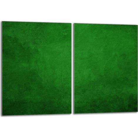 Plaque de protection en verre pour poêle 2x40x52 Vert (1/5)