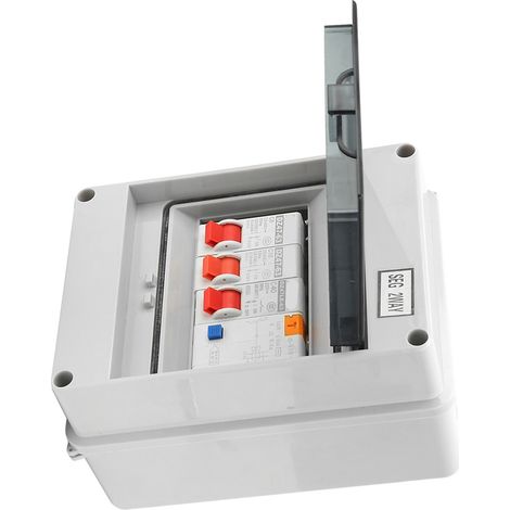 Miniatur-Fehlerstromschutzschalter, bidirektional, 40 A, 30 mA + 2 Miniatur-Leistungsschalter – Exklusives Überseelager (1/4)