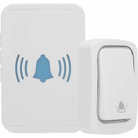WiFi Smart Wireless Türklingel, selbstbetriebene Telefon-Fernbedienung, Alarm, US-Standard, 110–240 V AC für Zuhause
