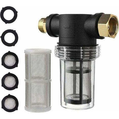 Filtre à Eau Intégré de Cuvette Claire d'écran 40 Mailles pour Nettoyeur Haute Pression Jardin Maison (1/5)