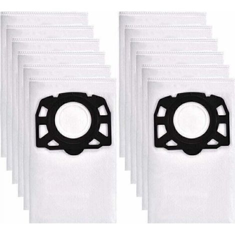 Sacs d'aspirateur 12 sacs d'aspirateur pour Kärcher WD4 WD5 WD6, adaptés aux aspirateurs eau et poussière Kärcher MV4, MV5, MV6 (1/5)
