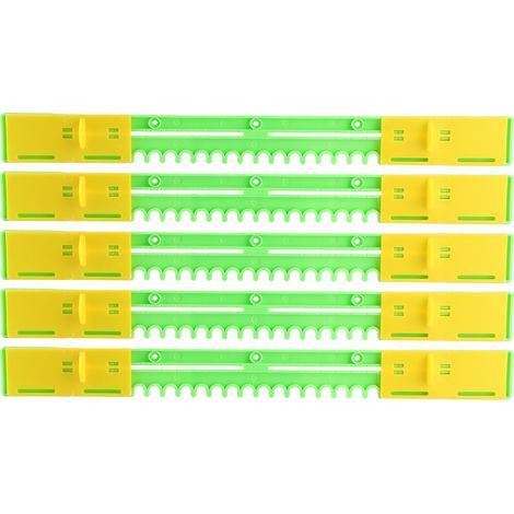 Robuste Bienenstockeingangstür, 5 Stück, auslaufsicheres Kunststoffwerkzeug für Imker, Gartenzubehör (10 chinesische und europäische Boxen 41 cm) (1/5)