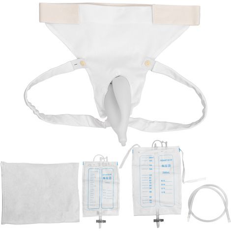 Atmungsaktiver Silikon-Urinbeutel für Frauen, auslaufsicher, flexibler Harnkatheter (1/5)