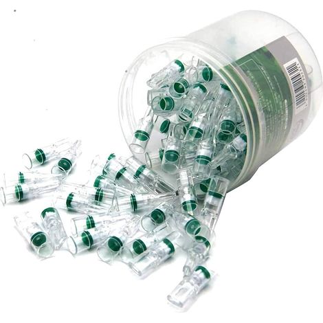 Filtres à cigarettes jetables de qualité supérieure - Système de filtration avancé - Filtres à cigarettes jetables pour réduire les taches de goudron et de fumée (paquet de 100) (1/3)
