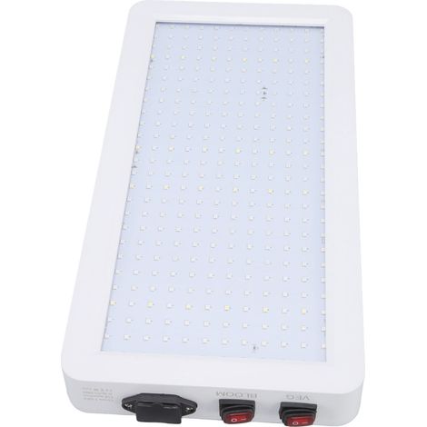 Lampe de croissance végétale LED 2000W, spectre complet pour plantes en pot, étanche, gradation double mode, 100-277V, 312 perles, prise européenne (1/5)