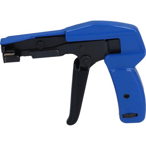 Pistolet à colliers de serrage en acier inoxydable 2,2‑4,8 mm, outil de coupe et de fixation automatique pour nylon HS‑600A (1/5)