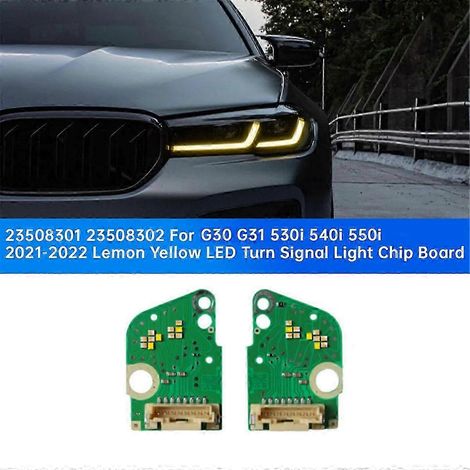 Paar LED-Scheinwerferplatinen für BMW G30 G31, 530i, 540i, 550i, 2021-2022 (Autobahn)