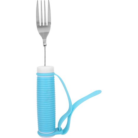 Accessoire Anti-Tremblement pour Manger - Fourchette pour Personnes Âgées et Handicapées (1/5)