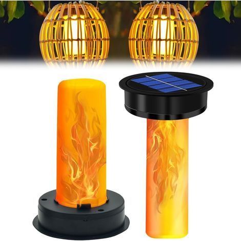 Ampoule Solaire Exterieur, 2PCS Lampe Solaire Exterieur Jardin Rechange, Ampoule Solaire Pour Lanterne, Solaire Lanterne Couvercle de Rechange pour Lanterne de Jardin Suspendue Extérieure (1/5)