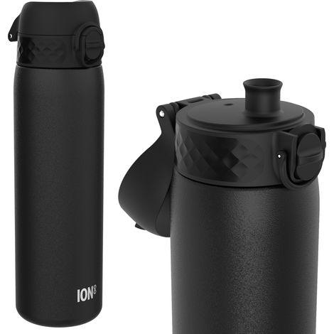 Botella de pared simple ION8 I8SS600BLK Negra (1/5)