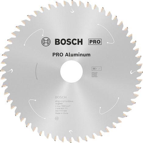 Lame de scie circulaire sans fil en aluminium PRO, 190 x 2 x 30 mm
