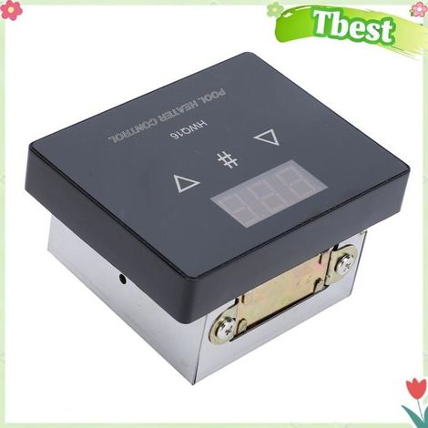 Tbest Panneau de thermostat de piscine électrique Panneau de Thermostat pour Chauffe-piscine électrique, Panneau de jouets enfant (1/5)