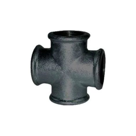 Croce 90° femmina 12x17 nero