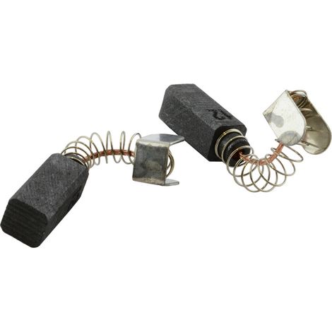 Balais de Charbon pour Metabo Ponceuse SBE450 R+L - 6x6x13mm