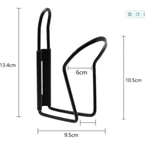 Porte-Bouteille - Alliage D Aluminium - Pour Vélo Et Moto - Diamètre De Guidon 22 25 Mm - 1 Pièce (1/3)