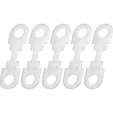 A 5Pcs Fusibles à Bande Haute Intensité 80A 12V Pour Voiture Audio (1/4)