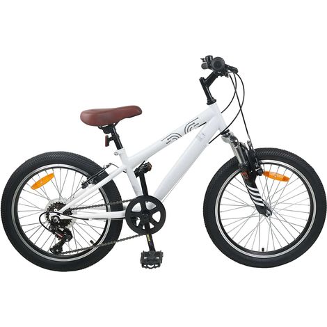 Teenpull – Mountainbike 24 Zoll 6-Geschwindigkeit für 8-12 Jahre alt Weiß (1/5)