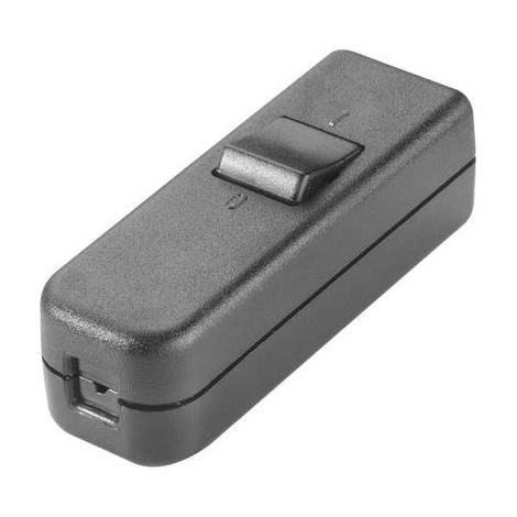 interBär Interrupteur pour câble souple blanc 1 x Off/On 6 A 1 pc(s)