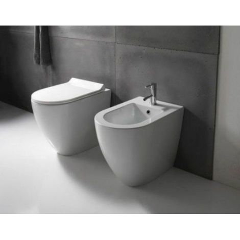 Sanitari Dream Galassia Filomuro 52x36 cm Senza Brida Copriwater (1/2)