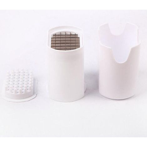 Affettatrice per verdure, affettatrice per carote con scatola di sicurezza, affettatrice per patate, taglierina, spessore strisce 1 cm/0,4 pollici, per la preparazione (1/5)
