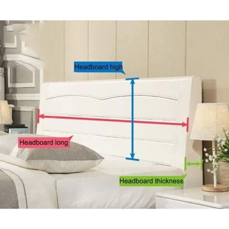 Funda elástica para cabecero de 150 cm, funda protectora antipolvo para cabecero de cama. (1/3)