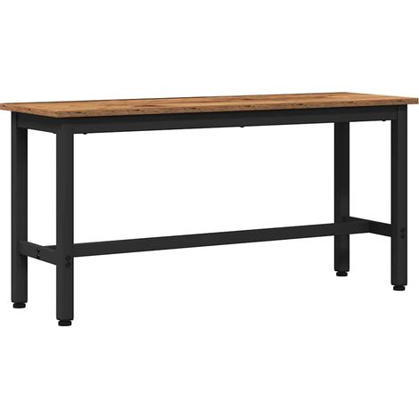 Dining Bench Old Wood 100 x 32.5 x 48.5 cm vidaXL