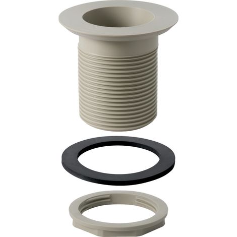 Ablaufv. in PP grau f. vertiefte Ventillöcher 8,8mm 60mmx1/8 352329