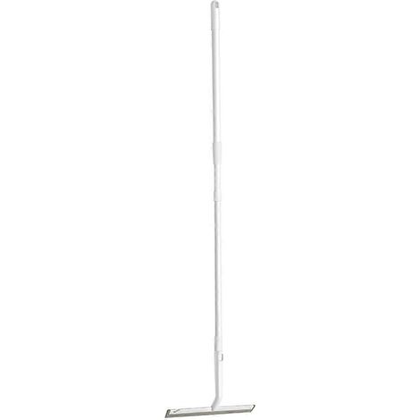 Balai en silicone de 28 cm, raclette allongée pour le nettoyage des sols, poils d'animaux et poussière, balai pour salle de bain (1/5)