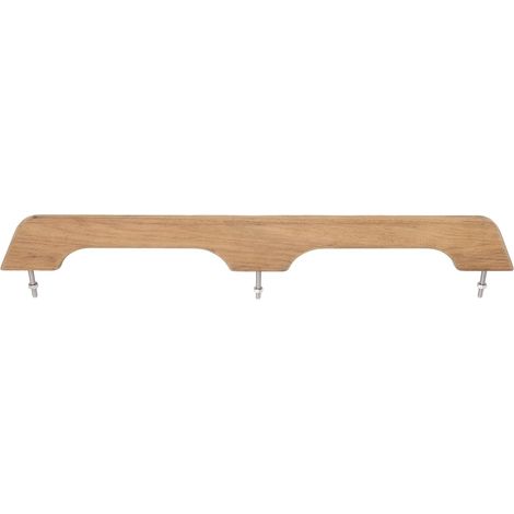 Main Courante en Teck 2 Boucles 22 Pouces, Poignée de Maintien pour Bateau en Bois, Accessoires D'aviron pour Camping-Car (1/5)