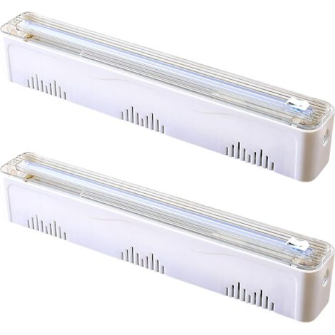2 PCS Derouleur Film Alimentaire Conception à Double Fixation Sans PerçAge,Distributeur Film Alimentaire Et Aluminium MatéRiau Pet (1/5)