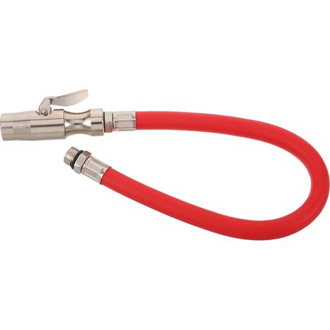 Tuyau de Gonfleur de Pneus Rallonge Manomètre et Raccord Rapide Autobloquant Adapté pour Gonflage de Voiture et Remplacement de Pompe à Air (1/5)