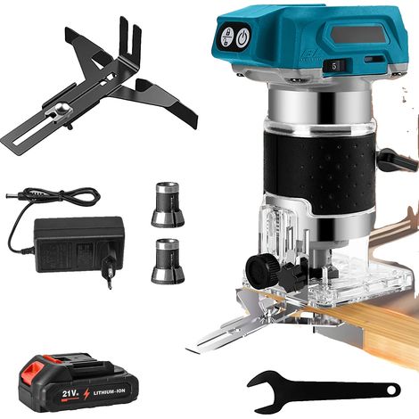 Défonceuse, Design Portable, Découpe Précise, Avec 1XBattery (1/2)