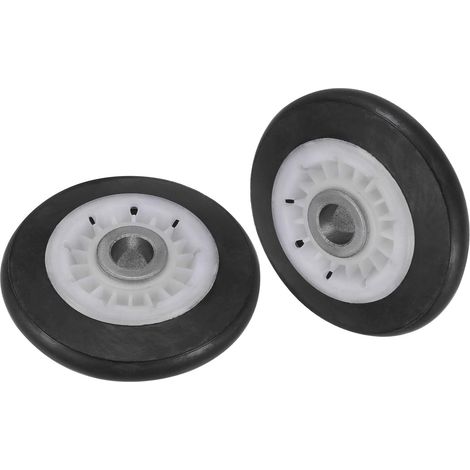 QUARKZMAN 2 Pcs Dryer Drum Roller Set 4581EL3001E Dryer Drum Roller Support Wheel Set, Maintenance Repair Kit Replacement Part (1/5)