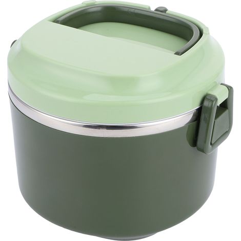 Boîte repas isotherme en acier inoxydable, boîte bento portable pour déjeuner, récipient alimentaire 1L, ustensiles de cuisine