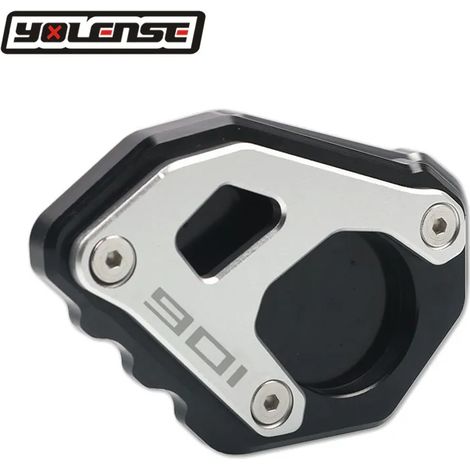 (Noir) 21-23 Compatible avec Husqvarna 901 Norden 901 Norden901 Moto CNC Béquille latérale Extension de béquille Plaque de support Agrandissement de la béquille maxpower (1/4)