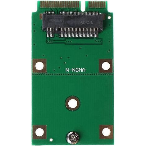 Carte adaptatrice SSD M.2 NGFF vers SSD mSATA pour ordinateur portable (composant interne) (1/5)