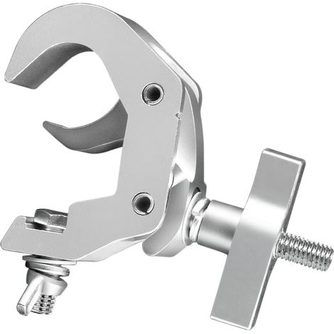 Équipement et accessoires d'éclairage de scène, Pinces en C en aluminium pour échafaudages, durables et réglables, 40-52 mm, avec une portée de 200 kg/440 lb (Lot de 2)