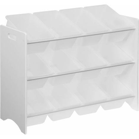 Children's toy storage unit White 84x29.5x60 cm - Tobias (1/5)
