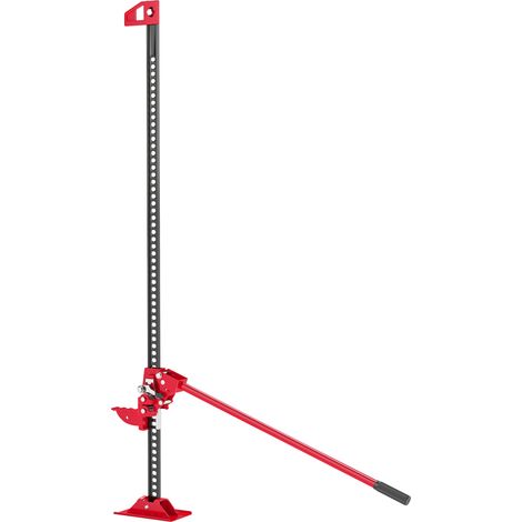 Geländewagenheber für ATVs und Geländefahrzeuge, maximaler Hubraum 3000 kg, Hubhöhe 11–135 cm, rot (1/5)