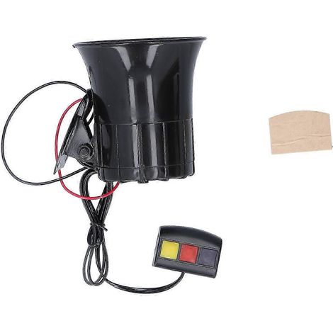 SQLX Nueva bocina de coche de 12 V 30 W 105 dB con 3 tonos, sirena de alarma de emergencia para coches, motocicletas y ciclomotores. (1/5)
